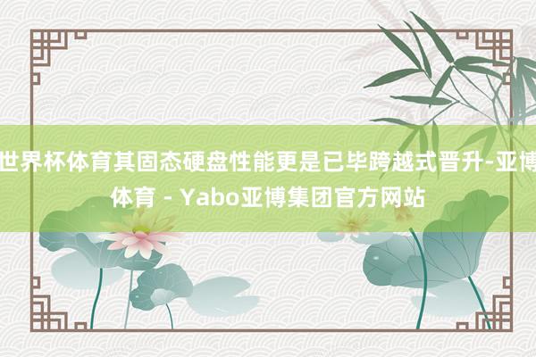 世界杯体育其固态硬盘性能更是已毕跨越式晋升-亚博体育 - Yabo亚博集团官方网站